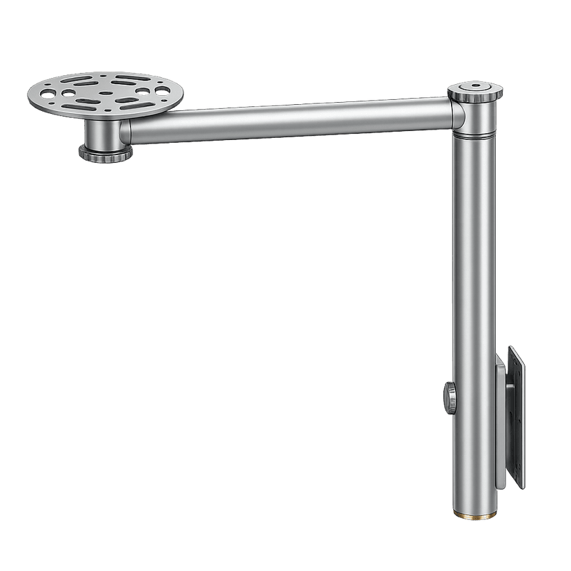 Rotable table support aluminium CAD render