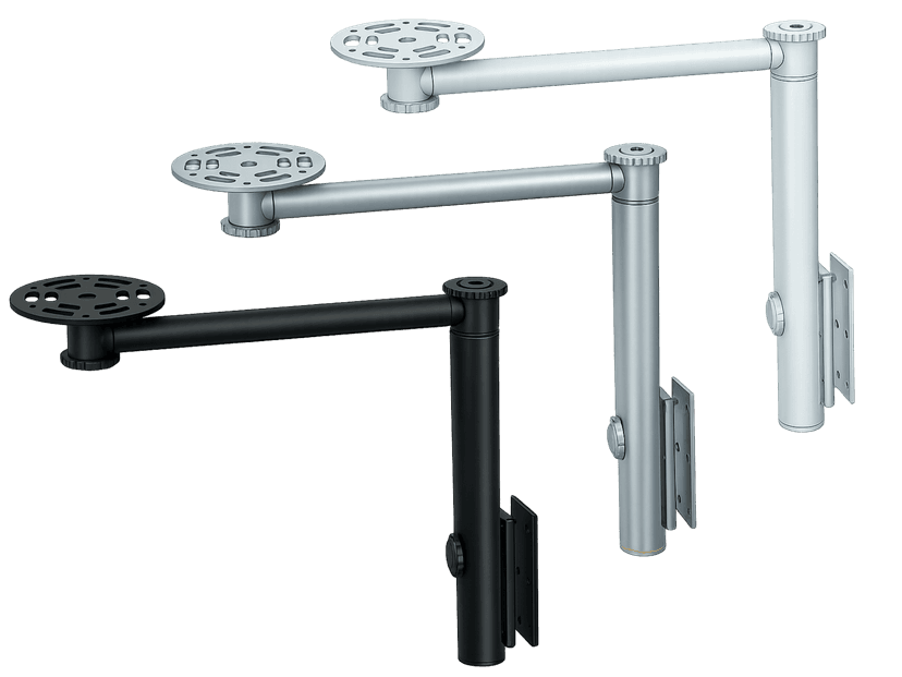 Rotable anodised finish options